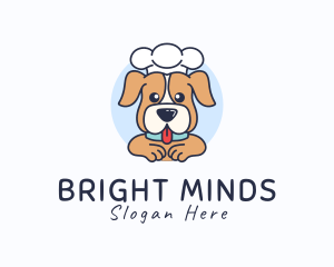 Cute Chef Puppy logo