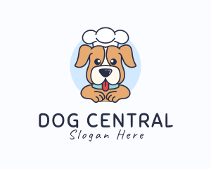 Cute Chef Puppy logo design