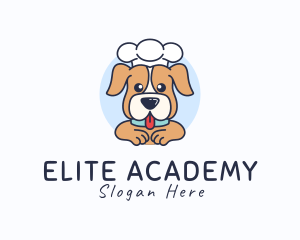 Cute Chef Puppy logo
