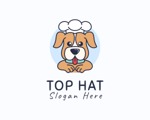 Cute Chef Puppy logo design