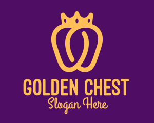 Golden Dental Crown  logo design