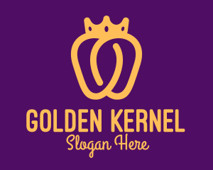 Golden Dental Crown  logo design