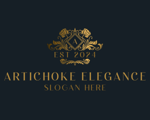 Elegant Flower Boutique logo design