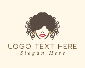 Curly Hair Woman logo