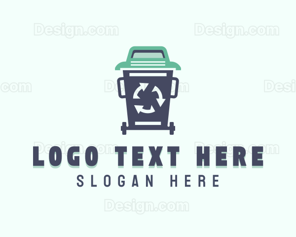 Trash Garbage Disposal Logo