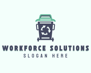 Trash Garbage Disposal Logo