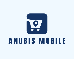 Shopping Cart Location logo design