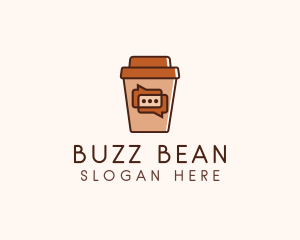 Coffee Cup Chat  logo design