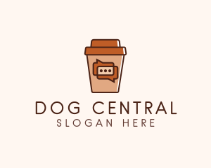 Coffee Cup Chat  logo design