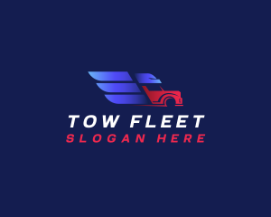 Truck Eagle Logistics logo design