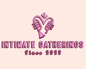 Lovely Trumpet Heart logo