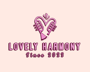 Lovely Trumpet Heart logo