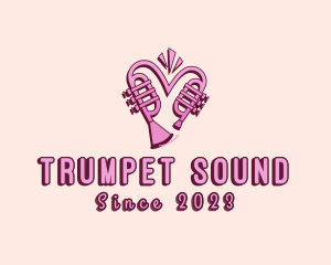 Lovely Trumpet Heart logo