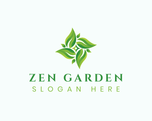 Natural Herbal Leaves logo design