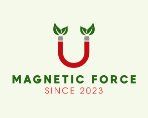 Leaf Magnet Letter U logo