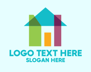Shape - Abstract Shape House logo design