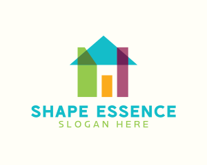 Abstract Shape House logo