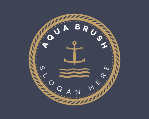 Anchor Sea Sailing logo design