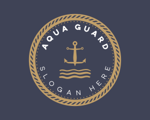 Anchor Sea Sailing logo design