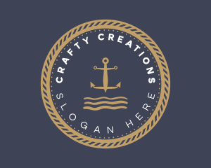 Anchor Sea Sailing logo design