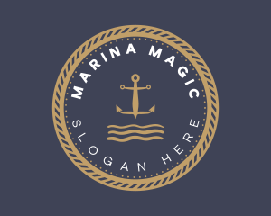 Anchor Sea Sailing logo design