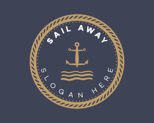 Anchor Sea Sailing logo design