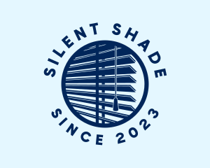 Blue Window Venetian Blinds logo design