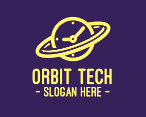 Time Orbit Planet logo design