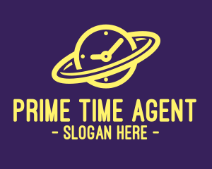 Time Orbit Planet logo design