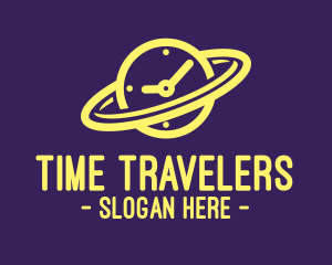 Time Orbit Planet logo design