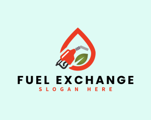 Gas Fuel Droplet logo