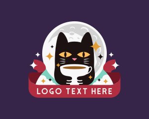 Cute Cat Coffee Cafe logo