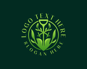 Botanical Shovel Planting logo