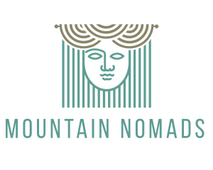 Curtains & Woman Face logo design