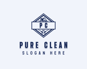 Gutter Cleaning Pressure Washer logo design