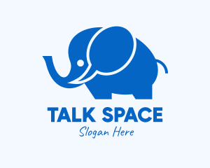 Blue Elephant Chat logo