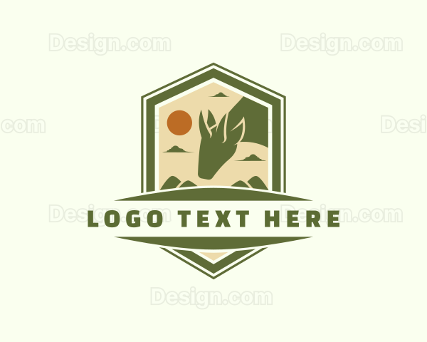 Farm Goat Herding Logo