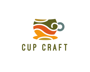 Elegant Coffee Cup logo
