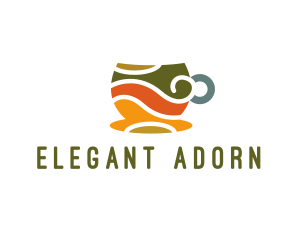 Elegant Coffee Cup logo design