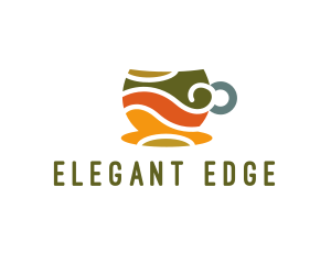 Elegant Coffee Cup logo