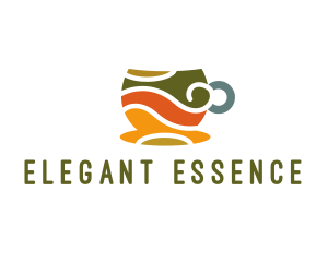 Elegant Coffee Cup logo design