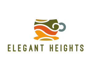 Elegant Coffee Cup logo design