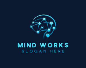 Network Mind Technology logo design