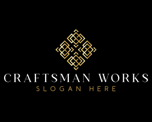 Tile Pattern Craftsman  logo design