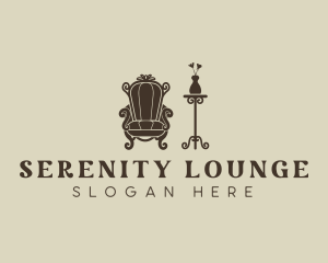 Armchair Furniture Interior logo design