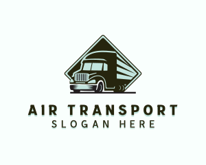 Truck Transportation Courier logo design