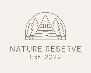 Nature Cabin Campsite logo design