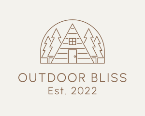 Nature Cabin Campsite logo design