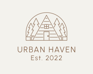 Nature Cabin Campsite logo design