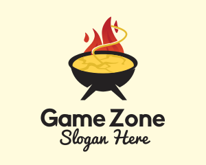 Hot Flaming Soup Cauldron logo